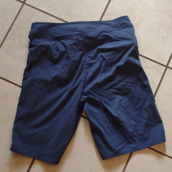 Patagonia Stretch Wavefarer Board Shorts Dark Blue Swim Trunk size 30 - Picture 3 of 15